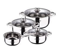 Batterie de cuisine - SAN IGNACIO - Cassel - 7 pièces - Acier inoxydable - Compatible induction
