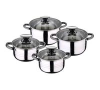 Batterie de cuisine san ignacio hita acier inoxydable argenté (8 pcs) Argent G