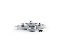Batterie de cuisine - SWISS HAUS - SH-LG3009S - 9 pièces - Gris - Tous feux (dont induction)