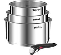 Tefal L896s404 Ingenio Emotion Set 3 Casseroles 16/18/20 Cm+1 Poignée - Inox - Tous Feux Dont Induction