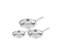 Batterie de cuisine - TEFAL - Duetto On (3 pièces) - Inox - Compatible induction - Surface intérieure texturée
