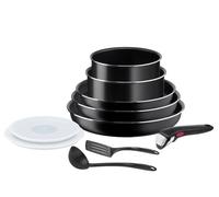 Batterie de cuisine - TEFAL - Ingenio - 10 pièces - Poignée amovible - Antiadhésif Titane