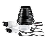 Tefal Ingenio Batterie de cuisine 20 pcs, Poêles, Casseroles, Sauteuse, Couvercles, Poignées, Non induction, Revêtement antiadhésif, Compatible lave-vaisselle, Fabriqué en France, Easy On L1599402