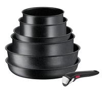 Batterie De Cuisine Tefal Ingenio Black Stone Set 7 Pièces L3998702