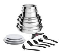 Tefal Batterie de cuisine Ingenio Cook Eat L881SR04 17 pièces Inox
