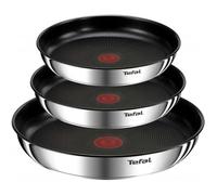 Batterie de cuisine Tefal Ingenio Emotion L8974S45, 4 pièces, acier inoxydable, empilable