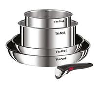 Batterie de cuisine Tefal Ingenio Emotion Lot 5 pièces L897S504 Argent Inox poli G