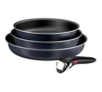 Batterie de cuisine - TEFAL - Ingenio Enjoy - 4 pièces - Poignée amovible - Antiadhésif