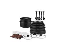 Batterie De Cuisine - Tous Feux Dont Induction - Arthur Martin - Am0530 - Aluminium - Anti-Adhésif - 20 Pieces - Poignée Amovible