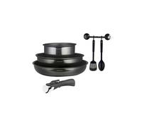 Batterie de cuisine - Tous feux dont induction - - AM9582 - Aluminium - Anti-adhésif - 6 pieces - Poignée amovib