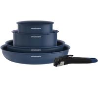 Batterie de cuisine - Tous feux dont induction - ARTHUR MARTIN - AM8896 - Aluminium revêtement céramique - 5 pièces - Bleu
