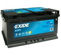 Exide Batterie voiture EK820 AGM 12 V 82 Ah 800 A Compatible Start and Stop