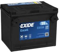 Batterie de démarrage EXIDE "Excell" CA-CA, Ma "EB558"