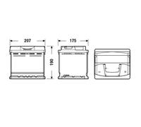 Batterie de démarrage FA530 12V 50Ah 450A
