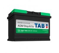 Batterie de démarrage TAB Start&Stop AGM L3 AG70 12V 70Ah 760A