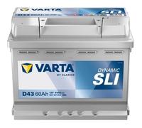 Varta Blue Dynamic D43 Batterie Voitures, 12 V 60Ah 540 Amps (En)