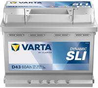 Varta Blue Dynamic D43 Batterie Voitures, 12 V 60Ah 540 Amps (En)