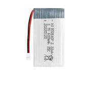 Batterie de Drone 3.7V 600mAh, Batterie d'hélicoptère RC quadrirotor Lipo 802540P, Batterie Rechargeable, Compatible avec SYMA,X5C-1 X5 H5C X5SW X5C(1pcs-XH2.54 Plug)