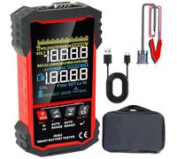 Batterie de haute précision pour batteries à l'acide et au lithium : testeur de résistance interne, testeur de batterie multifonction portable pour acide