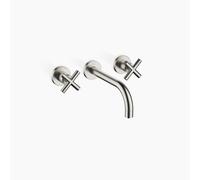Batterie de lavabo murale Dornbracht TARA, alignement 190 mm, montage final d...