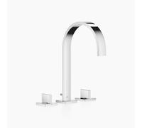 Batterie de lavabo trois trous Dornbracht MEM avec rosaces individuelles, avec