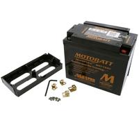 Batterie de moto Motobatt en 12 V 21 AH 310 CCA MBTX20UHD - compatible avec Harley Davidson