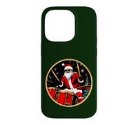 Batterie de Noël/Père Noël Coque pour iPhone 14 Pro