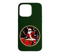 Batterie de Noël/Père Noël Coque pour iPhone 15 Pro Max