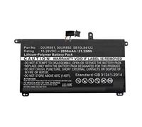 - Batterie de portable - lithium-polymère - 2050 mAh - 31.3 Wh - noir - pour Lenovo ThinkPad T570 20H9