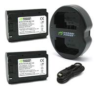 Batterie de Puissance Wasabi (2-Pack) et Chargeur USB Double pour Sony NP-FZ100, BC-QZ1 et Sony a9, a7R III, a7 III