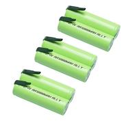 Batterie De Rasoir Rechargeable, 2.4V 1800mAh, Compatible Avec Philip HX6210, HX6210-02, 4235-010-20455, 423501020455(3PC)