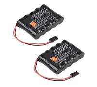 Batterie De Récepteur Radio 6 V, Compatible avec Les Jouets Radiocommandés Futaba, Voitures, Avions, Hélicoptères, Servomoteurs, Émetteurs Radio(2pcs)