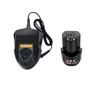 Batterie de rechange 12 V 3000 mAh BAT411 compatible avec Bosch BAT412A BAT413A D-70745GOP 2607336013 2607336014 PS20-2(1 battery 1 charger)