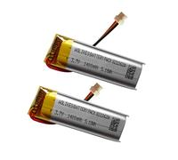 Batterie de rechange 1400 mAh pour Sena Spider RT1 Système de communication Bluetooth SP130 Batterie Sena 50R 3 boutons Moto Bluetooth Casque SP128 Batterie_2 pièces