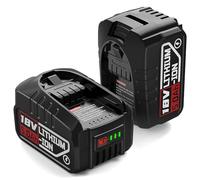 Batterie de rechange, 18 V, 5,0 Ah, pour outils de maison et de jardin, 2 batteries lithium-ion 18 V compatibles avec Bosch, PBA PSB, PSR