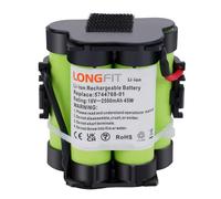 Batterie de Rechange 18V 2,5Ah Compatible avec la Tondeuse Robotique Gardena R38Li, R40Li, R45Li, R50Li, R70Li, R80Li, Husqvarna Automower 105 305 308 308X, Flymo 1200R, McCulloch Rob R600 R800