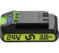 batterie de rechange 24V lithium-ion, capacité 3000mAh, compatible avec les outils Greenworks et Bissell, 24 V 3.0ah 1pcs