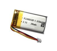 Batterie de rechange 250 mAh pour casque Plantronics Savi 7220,7210 Office, compatible avec casque Sennheiser HD 250BT, Skullcandy Riff/Riff 2 sans fil PN 212366-01