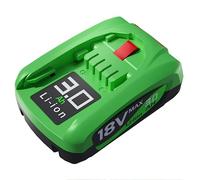 Batterie de rechange 3,0 Ah pour batterie Bosch 18 V compatible avec les outils Bosch 18 V pour la maison et le jardin - Ne convient pas pour la série de tondeuses robots Indego