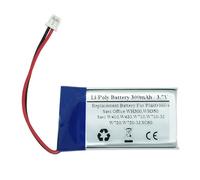 Batterie de rechange 300 mAh 3,7 V pour casques sans fil Plantronics Savi Office WH300, WH350, Savi W410, Savi W420, W710, W710-M, Savi W720, W720-M, SC60, Supra Plus