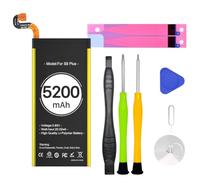 Batterie de rechange (5200 mAh) pour Galaxy S8 Plus - 0 cycle - Avec kit de réparation complet - Compatible avec Samsung Galaxy S8 Plus G955 G955V G955A G955T G955P G955F