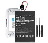 Batterie de rechange 8200 mAh pour manette de jeu Wii U Nintendo Wii U Gamepad WUP-010, WUP-012