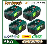 Batterie de rechange aste pour outils électriques Bosch, PBA, AL1880CV, AL1810CV, AL18815CV, AL1830CV, 8000mAh, 18V 1Pack 8000mAh