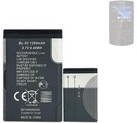 Batterie De Rechange Bl-5c 1200 Mah Compatible Avec No-Kia Asha 205,Asha 205 Ds,Asha 230,Asha 230 Ds,C1-00,C1-01,C2-00,C2-01,C2-03,C2-06