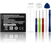 Batterie De Rechange Bl-L4e Compatible Avec No-Kia 2660 Flip Ta-1398/1420/1480/1492 Avec Kit D'outils