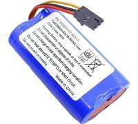 Batterie de rechange, capacité 2500mAh, tension 7,4V, compatible avec les appareils, batterie bleue 1Pcs