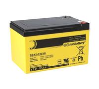 Batterie de rechange compatible avec ABUS BT2120 12 V 12 Ah
