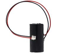 Batterie de rechange compatible avec la batterie Dom Panasonic CR-2/3AZ avec câble et prise