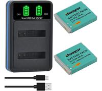 Batterie de Rechange et Chargeur pour Canon NB-6L,NB-6LH,CB-2LY et Canon PowerShot SX510 HS,SX500 is,SX700 HS,SX280 HS,SX260 HS,SX170 is et Autres appareils Photo