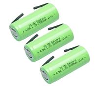 Batterie de rechange for brosse à dents Compatible for Philips Sonicare Elite (2100mAh), 42mm de long et 17mm de diamètre(3pcs)